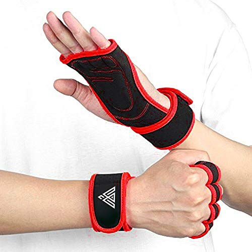 WYOX Crossfit Weight Lifting Wrist Straps Workout Gloves Women Men - Washable Ventilated