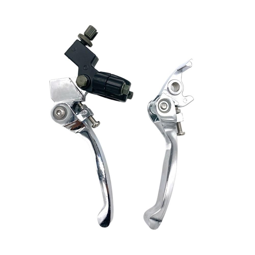 EMQDCAZ for 50cc 110cc 125cc 200cc 1 Pair Folding Aluminum Clutch Brake Lever for 22mm 7/8" Handlebar Pit Bike Brake Clutch Reservoir Levers