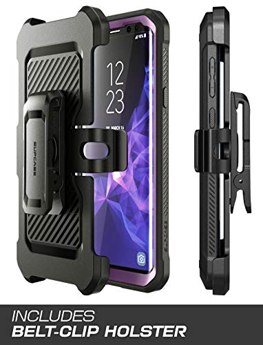 Supcase Unicorn Beetle Pro Series Case Designed For Samsung Galaxy S9+ Plus, With Built-In Screen Protector Full-Body Rugged Holster Case For Galaxy S9+ Plus (2018 Release) (Purple) #TOP3