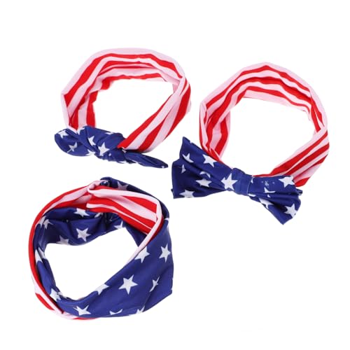 TOYANDONA 3 Piezas Diadema de oreja accesorios para el cabello de bebés diadema de bebé banda para la cabeza facial hair topper headbands banda para la cabeza del bebé tocado de bebe tela