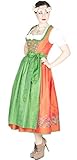 Krüger Manufaktur 10238 Dirndl 85er orange Size 36