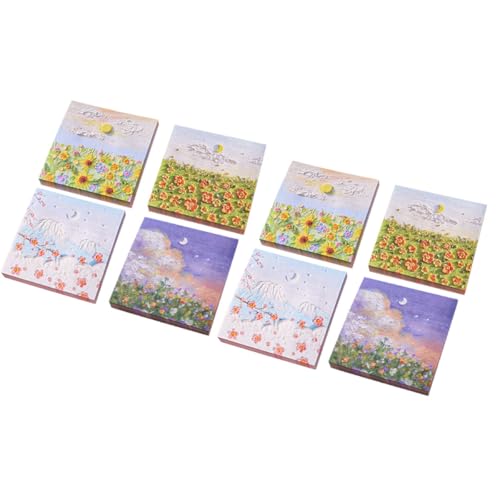 DIKACA �w���p���[�� ���b�Z�[�W�m�[�g �tⳎ� �A�\�[�g�J���[ �S���f�U�C�� ���� �����f�X�N�g�b�v�ɍœK 8���Z�b�g