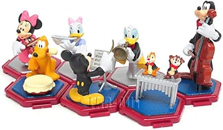 Amazon ガチャポン ディズニーキャラクター ミッキー オーケストラ コンプリート7点セット カプセル玩具 おもちゃ