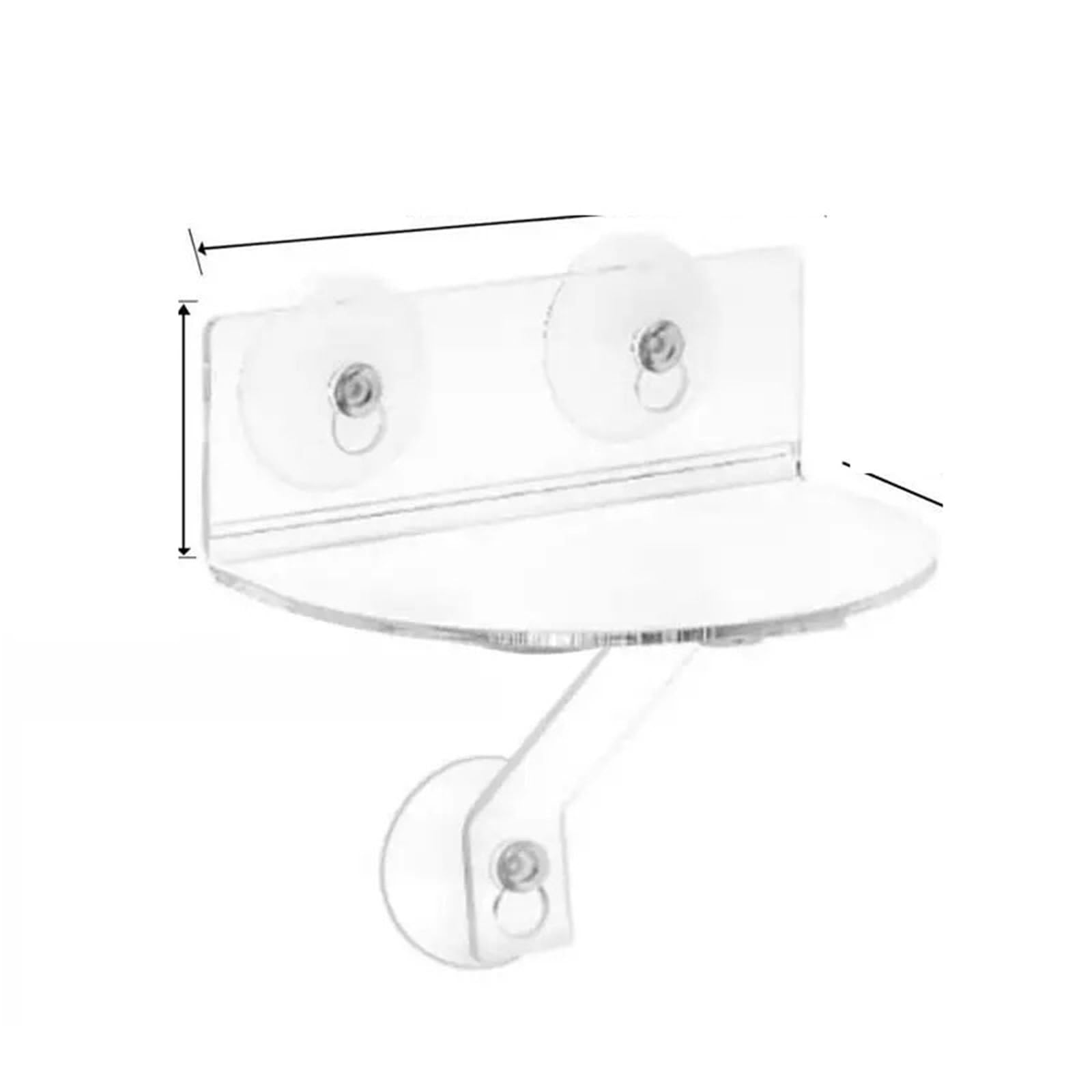Étagère de fenêtre pour plantes lot de 2 extension de rebord à ventouse pour cuisine et salle de bain