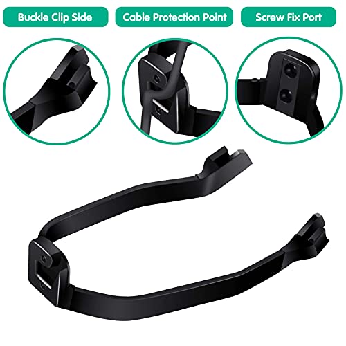 ZUMLLOMA Support de garde-boue arrière pour trottinette électrique Mi Xiaomi M365/M365 Pro - Accessoire de rechange avec vis et bouchons à vis - Image 3