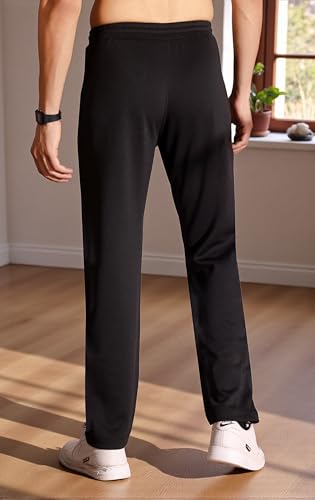Image of Men's Regular Fit Track Pants with Zipper Pocket||Track Pants for Men