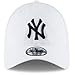 New Era MLB Core Classic 9TWENTY Adjustable Hat Cap One Size Fits All (New York Yankees White)