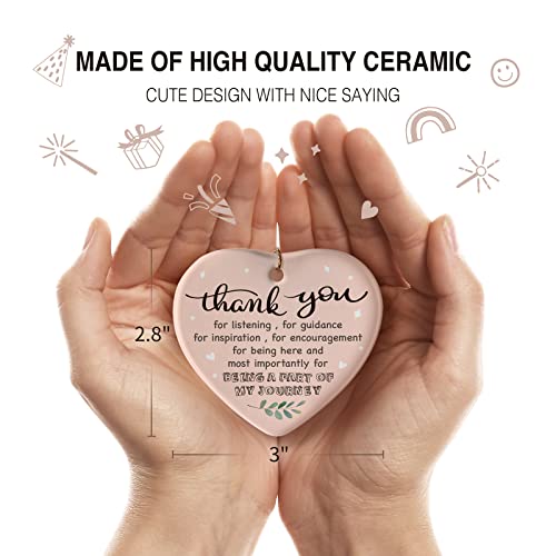 Thank You Being A Part Of My Journey Ornament Keepsakes- Appreciation Gifts,Thank You Gifts Farewell Gift For Women Men Friends Manager Coworkers Colleague Boss Teacher With Gift Box #TOP1