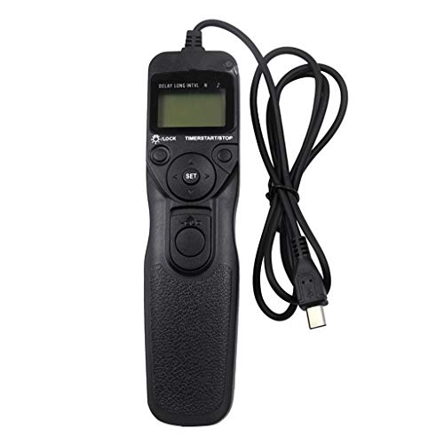 Tubayia Digital Timer Déclencheur à distance avec écran LCD et télécommande pour appareil photo reflex numérique