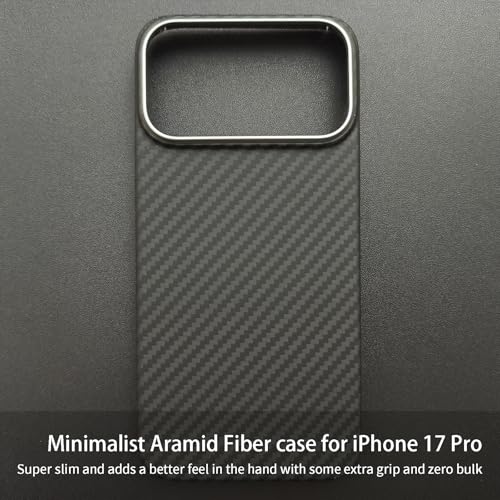 Coque iPhone 17 Pro fibre aramide texture carbone et ultra légère - 2