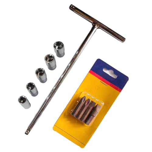 Image of 1 /4 inch Drive T-Handle Socket Set (COMBO BIT)