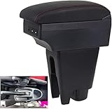 【Neues Upgrade】:Diese Armlehnenbox wurde neu aufgerüstet und verfügt über einen versteckten Getränkehalter für die Fondpassagiere, in dem sie Wasserbecher, Getränke und einen Aschenbecher unterbringen können. Das Design ist sehr intim. Während der Fahrt können Sie Ihren Ellbogen auf der Mittelarmlehne abstützen, um die Ermüdung Ihrer Arme zu lindern und ein hervorragendes Fahrerlebnis zu gewährleisten.