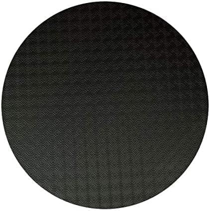 Karina Home ROUND Table Protector and Colours (Black, 130cm)