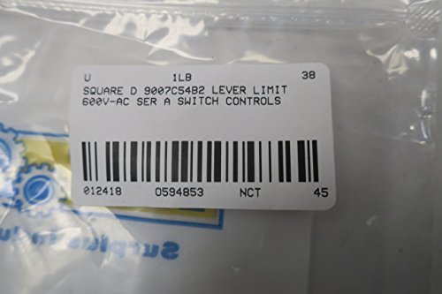 SQUARE D 9007C54B2 LEVER LIMIT SWITCH 600V-AC SER A D594853