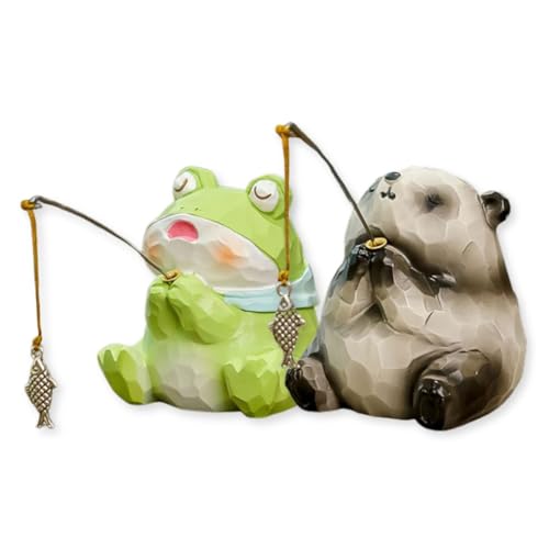 SALUDABLE 釣りフィギュアお香立てセット