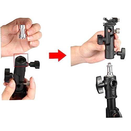 Soporte para Flash Zapata Estándar Veemoon Adaptador Lámpara Led Cámara DSLR 4