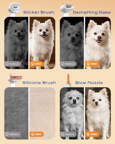 5% Off kurtmark 4-in-1 Vacuum Dog Brush for Shedding - Image 5