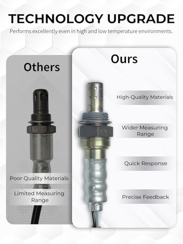 Air Fuel Ratio O2 Oxygen Sensor 234-5038 234-4490 Upstream & Downstream Fit for Ford Escape Explorer Fusion F-150 Mustang Edge Flex Taurus, Lincoln MKS MKT MKZ MKX 2011 2012 2013 2014, 4Pcs