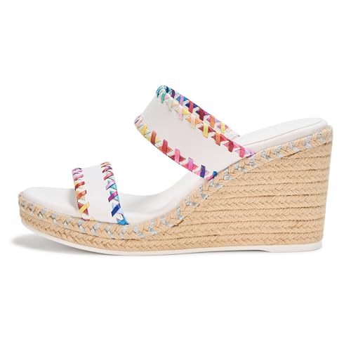 KARL LAGERFELD Paris Women's Shoes Dress Sandal, Bright White, 6.5 angle 2