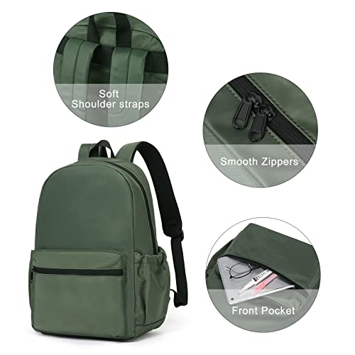 Cluci Backpack For School Classical Bookbag College High School Bags For Boys&Girls Sports Green Backpack Kids Lightweight Casual Daypack Waterproof Travel Rucksack #TOP2