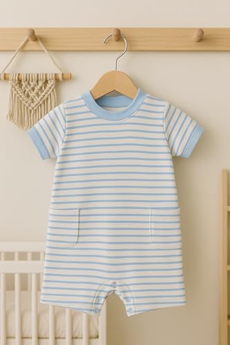 Image of TuddyBuddy 100% Cotton Romper /Jumpsuit /Bodysuit Set for Baby (Pack of 2 Playsuits)