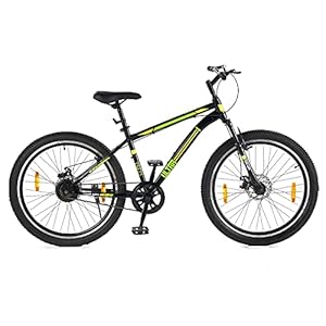 Fisher & Hawk Ultra 26T with Disc Brake and Suspension Cycle I Ideal for: Above 12 yearsI Frame Size: 18″ | Ideal Height : 5 ft 4 inch+ I Unisex Cycle| Mountain Bike, Multicolor