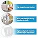 Jiehaojia 16Pcs Fridge Drawer Dividers,White Plastic Refrigerator Organizer Dividers,Organizer Fridge Accessories,Perfect for Maximizing Storage and Keeping Items Organized