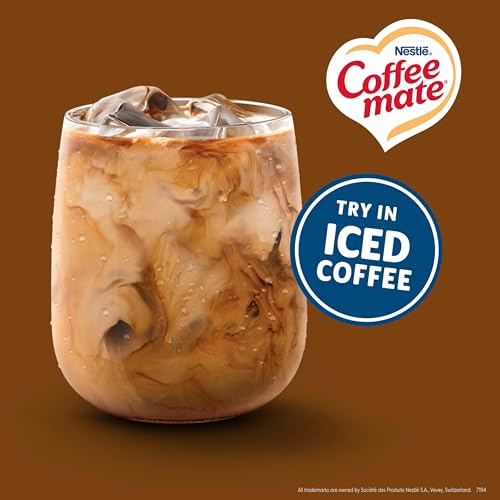 Nestle Coffee mate Coffee Creamer, Snickers, Liquid Creamer Singles, Non Dairy, No Refrigeration, 0.375 fl oz Tubs (Pack of 200)