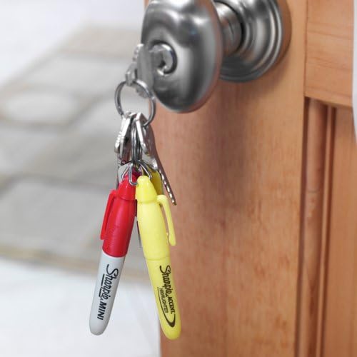 Image secondaire de Sharpie Mini Marqueur Permanent Rose avec Porte-Clés - Format de Poche