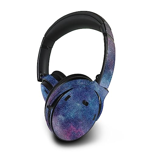 Image of MightySkins Glossy Glitter Skin Compatible with Bose QuietComfort 45 Headphones - Nebula | Protective, Durable High-Gloss Glitter Finish | Easy to Apply, Remove, and Change Styles | Made in The USA
