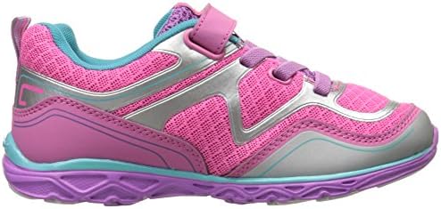 pediped girls Flex Force - fashion sneakers, Pink Silver, 11-11.5 X-Wide Little Kid US | Image 5