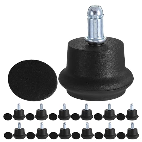Deslizadores para sillas de oficina con base niveladora y protectora de 15 piezas