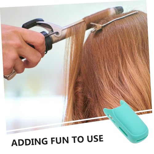Protector de silicona para plancha y rizador de cabello 4 piezas miniatura 2