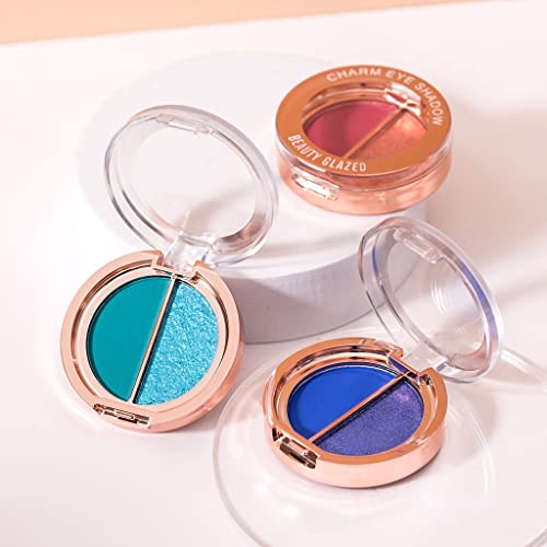 Myuango Pocket Eyeshadow Matte And Shimmer, Mini Eye Shadow Palette, Portable Eyeshadow Easy And Simple Eye Makeup, Pigmented Waterproof Eye Color (07) #TOP4