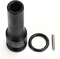 Vista 4 de FLZOSPER Toma de impacto de 6 puntos de 1/2 pulgada x 0.394 in de profundidad, 42 CR-MO