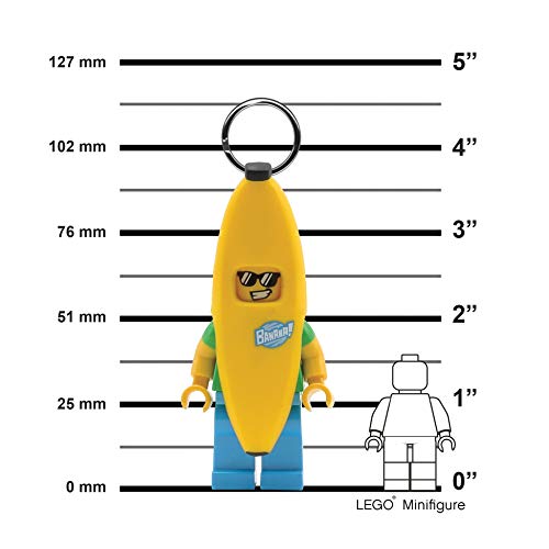 Lego Banana Guy Led Keychain Light - 3 Inch Tall Figure #TOP1