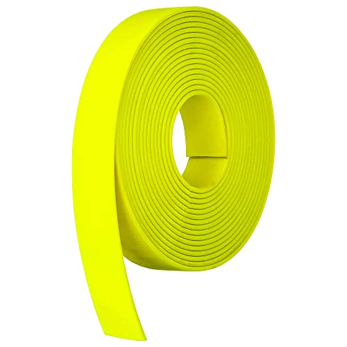 Sangle en plastique pour sangle de chien et matériel de randonnée jaune vif