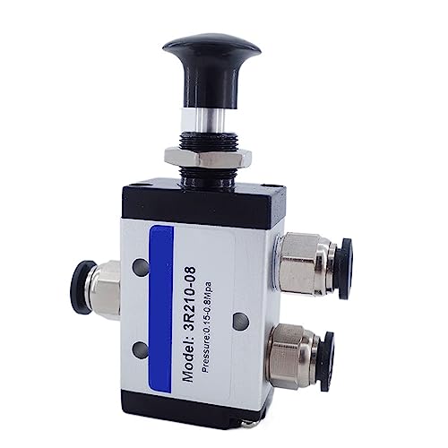 Vanne pneumatique 3R410-15 pour isoler et purger un circuit d'air en 12mm