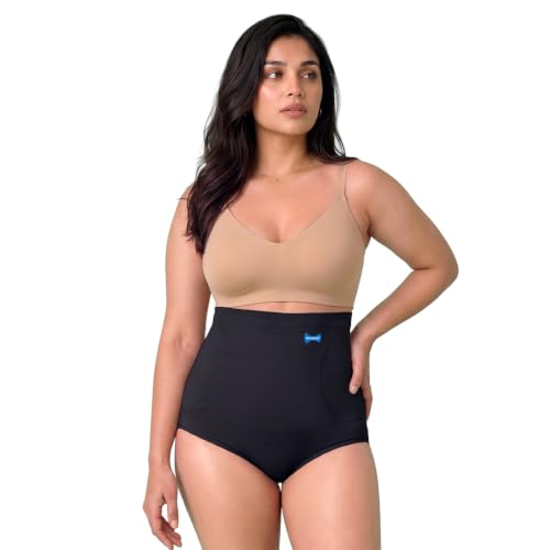 Image of dermawear Women Cotton Blended Mini Corset 9 Inch High Waist Abdomen Shapwear Panty
