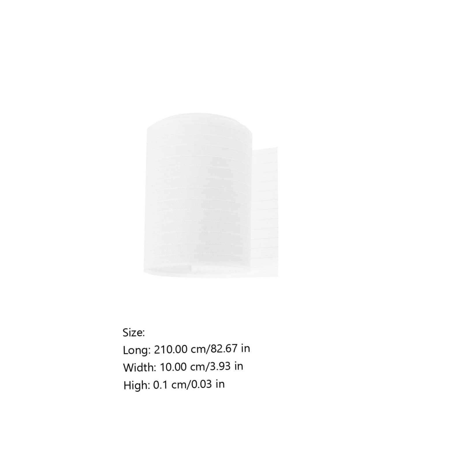 GOOHOCHY Replacement Vertical Blinds Slats Polyester DIY Blinds Set 5pcs 82.5 Inches Height Adjustable Soft Light Easy DIY