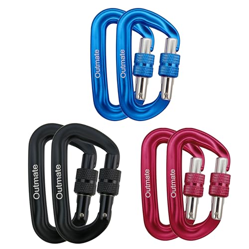 Mousqueton de camping 12 kN pour hamac et randonnée