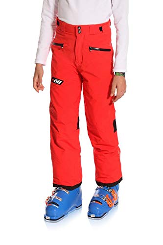 söll Global Pantalon de Ski, Enfants, Global, Rouge, 6/110