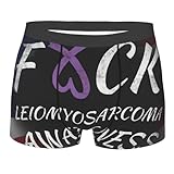 LKESMEOGP Fu-Ck leiomyosarcoma awareness Boxer Brief for Men Breathable Underwear Elastic Boxer Short Leggings Gifts For Boyfriend