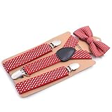 Photo Gallery mibsh bretelle suspender bretelle a pois e papillon set per bambini ragazzi ragazze regolabili elastiche da smoking bretelle y-back 3 clip rosso Photo Gallery mibsh bretelle suspender bretelle a pois e papillon set per bambini ragazzi ragazze regolabili elastiche da smoking bretelle y-back 3 clip rosso