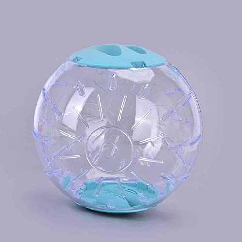 Hamster Ball Transparent Plastic Hamster Wheel for Dwarf Hamsters 5 Inch Exercise Ball Hamster Cages and habitats Dog Toys Relieves Boredom and Increases Activity