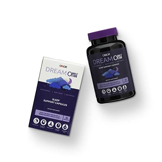 ONNOR Dream ONN naturligt sömnhjälpmedels stödkapslar vegan 200 mg 5-HTP, tryptofan, magnesium, zink, Ashwagandha, L-teanin, L-taurin, vitamin B6