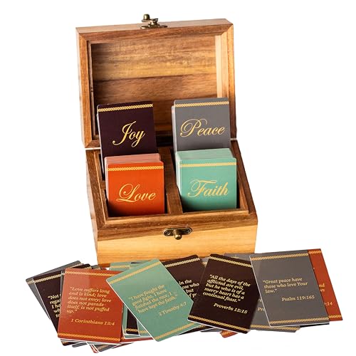 Bible Verse Box 200 NKJV Scripture and Prayer Cards Christian Faith Gift
