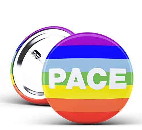 Pinsup 4 Spillette Bandiera della Pace Colori