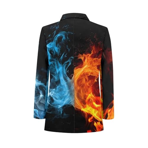 Mens Casual Long Sleeve Blazer Slim Fit Suit Jacket One Button Daily Blazer Business Sport Coat Tops S-5XL2