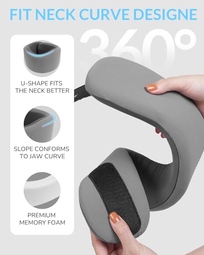 Artelse Neck Brace for Neck Pain & Support - Cervical Collar with Soft Nylon-Spandex for Keep Vertebrae Stable & Aligned for Women & Men - Ideal for Sleeping, Working, Neck Injury Recovery